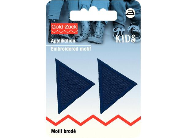 Applikasjon, mørke blå trekant